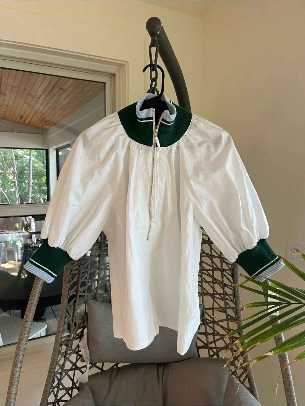 Anthropologie crisp white